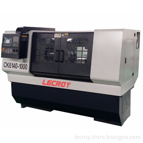 CNC Lathe with 4-Station Turret and Siemens 808D System